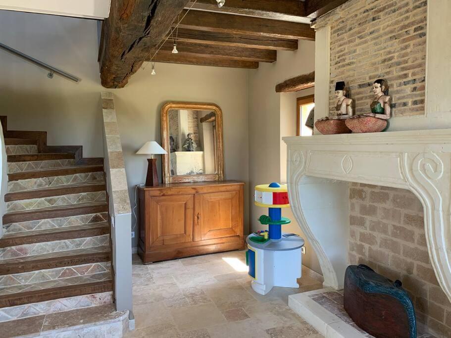 Maison De Charme En Pleine Nature Saint-Germain-des-Grois ภายนอก รูปภาพ